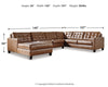 Baskove 4-Piece Sectional with Chaise