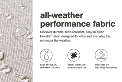 Silla de exterior sin brazos Beachcroft con cojín