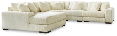 Seccional Lindyn de 5 piezas con chaise longue