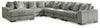Lindyn 6-Piece Sectional with Chaise