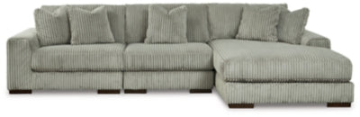 Seccional Lindyn de 3 piezas con chaise longue