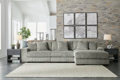 Seccional Lindyn de 3 piezas con chaise longue