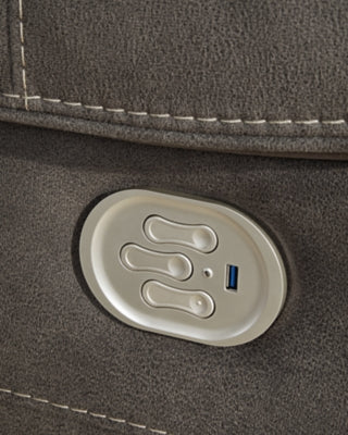 Seccional reclinable eléctrico Hoopster de 6 piezas