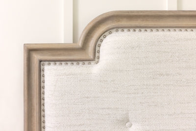 Jorlaina Queen Upholstered Panel Bed