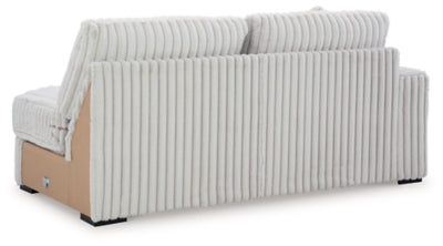 Estupendo sofá seccional de 3 piezas y chaise longue de gran tamaño