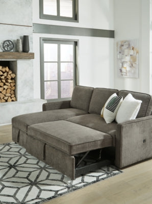 Seccional Kerle de 2 piezas con cama plegable
