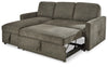 Kerle 2-Piece Sectional with Pop Up Bed