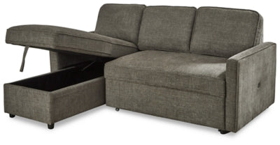 Seccional Kerle de 2 piezas con cama plegable