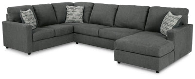 Seccional Edenfield de 3 piezas con chaise longue