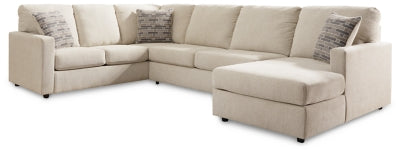 Seccional Edenfield de 3 piezas con chaise longue