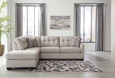 Seccional Mahoney de 2 piezas con chaise longue