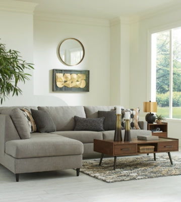 Seccional de 2 piezas Santasia con chaise longue