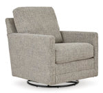 Sillón giratorio con acento deslizante Bralynn