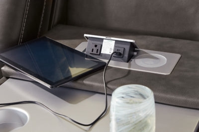Sofá reclinable eléctrico, loveseat y sillón reclinable Fyne-Dyme