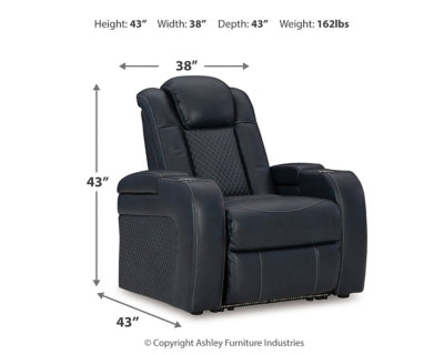 Sofá reclinable eléctrico, loveseat y sillón reclinable Fyne-Dyme