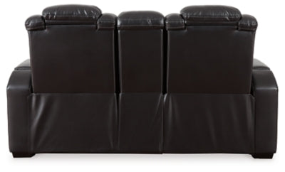 Party Time Power Reclining Loveseat with Console