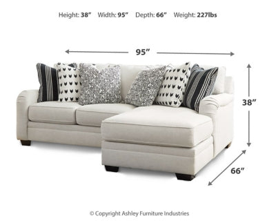 Seccional de dos piezas Huntsworth con chaise longue