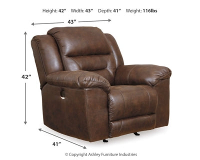 Sofá reclinable eléctrico, loveseat y sillón reclinable Stoneland