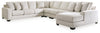 Seccional Lerenza de 5 piezas con chaise longue
