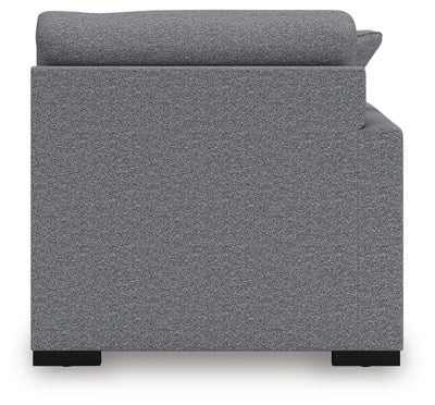 Omaha by Ashley 4-Piece Sectional with Chaise and Storage Console