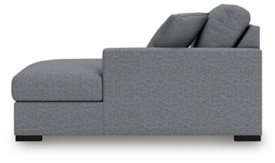 Omaha by Ashley 8-Piece Double Chaise Sectional with Audio and Storage Consoles