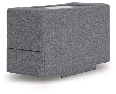 Omaha by Ashley 8-Piece Double Chaise Sectional with Audio and Storage Consoles