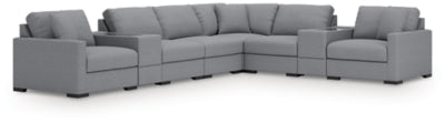 Omaha by Ashley 8-Piece Sectional with Storage Consoles