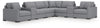 Omaha by Ashley 8-Piece Sectional with Storage Consoles