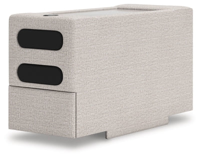 Omaha by Ashley 8-Piece Double Chaise Sectional with Audio and Storage Consoles