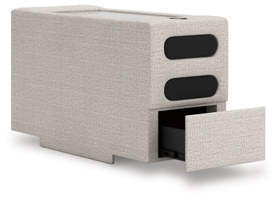 Omaha by Ashley 7-Piece Sectional with Audio and Storage Consoles