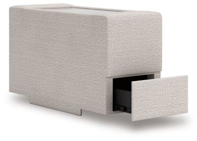 Omaha by Ashley 8-Piece Double Chaise Sectional with Audio and Storage Consoles