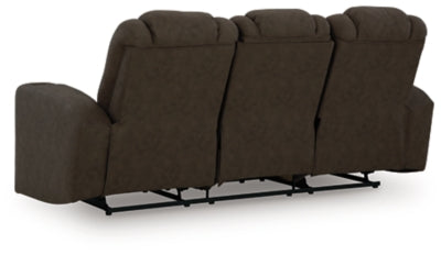 Mayhem Madness Reclining Sofa with Drop Down Table