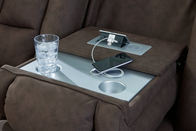 Mayhem Madness Reclining Sofa with Drop Down Table