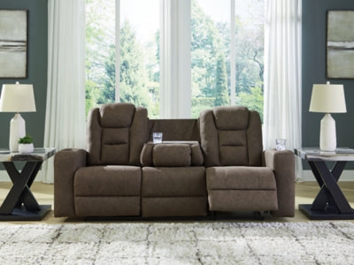Mayhem Madness Reclining Sofa with Drop Down Table