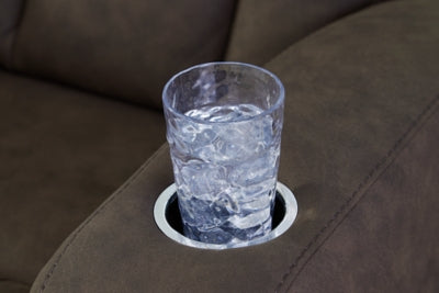 Mayhem Madness Reclining Sofa with Drop Down Table