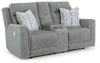 Overflow Power Reclining Loveseat with Console