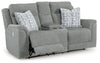 Overflow Power Reclining Loveseat with Console