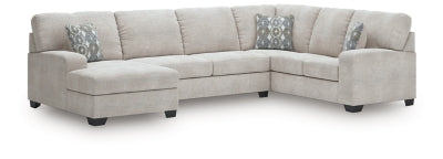 Seccional Rodington de 3 piezas con chaise longue
