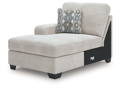 Seccional Rodington de 3 piezas con chaise longue