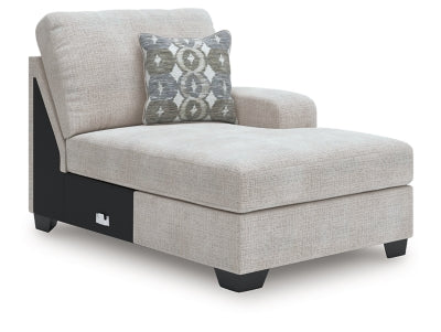 Seccional Rodington de 3 piezas con chaise longue