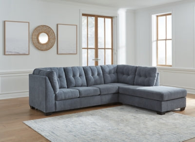 Seccional Marleton de 2 piezas con chaise longue