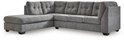 Seccional Marleton de 2 piezas con chaise longue