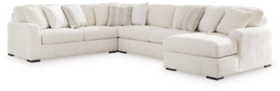 Seccional Chessington de 4 piezas con chaise longue