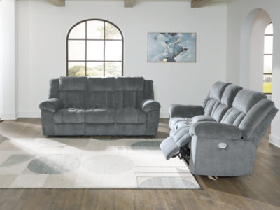 Tip-Off Power Reclining Sofa and Loveseat