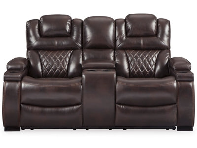 Warnerton Power Reclining Loveseat with Console