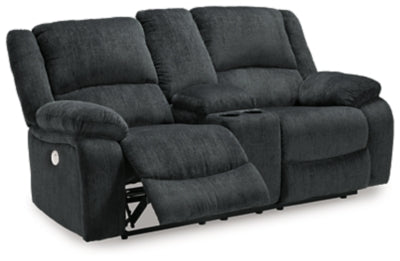 Loveseat reclinable eléctrico Draycoll y sillón reclinable eléctrico