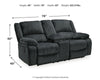 Draycoll Reclining Loveseat with Console