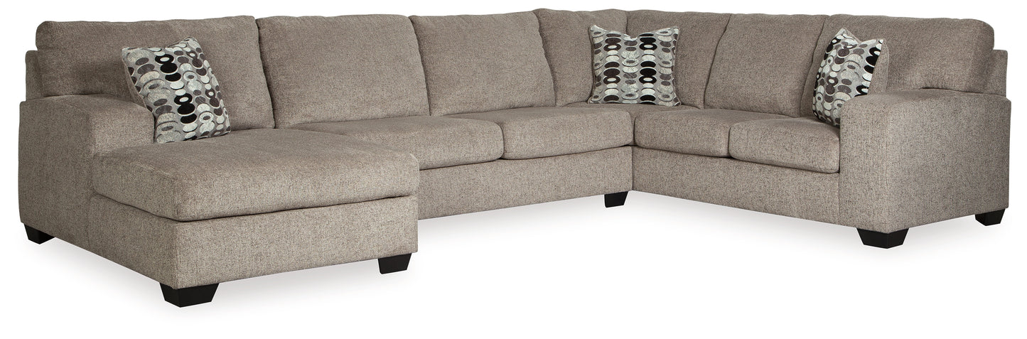 Seccional de 3 piezas con chaise longue Ballinasloe