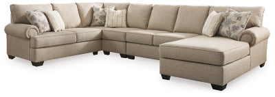 Seccional Baceno de 4 piezas con chaise longue