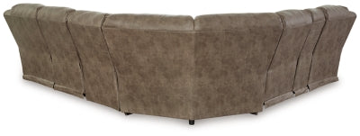 Seccional reclinable eléctrico Ravenel de 4 piezas